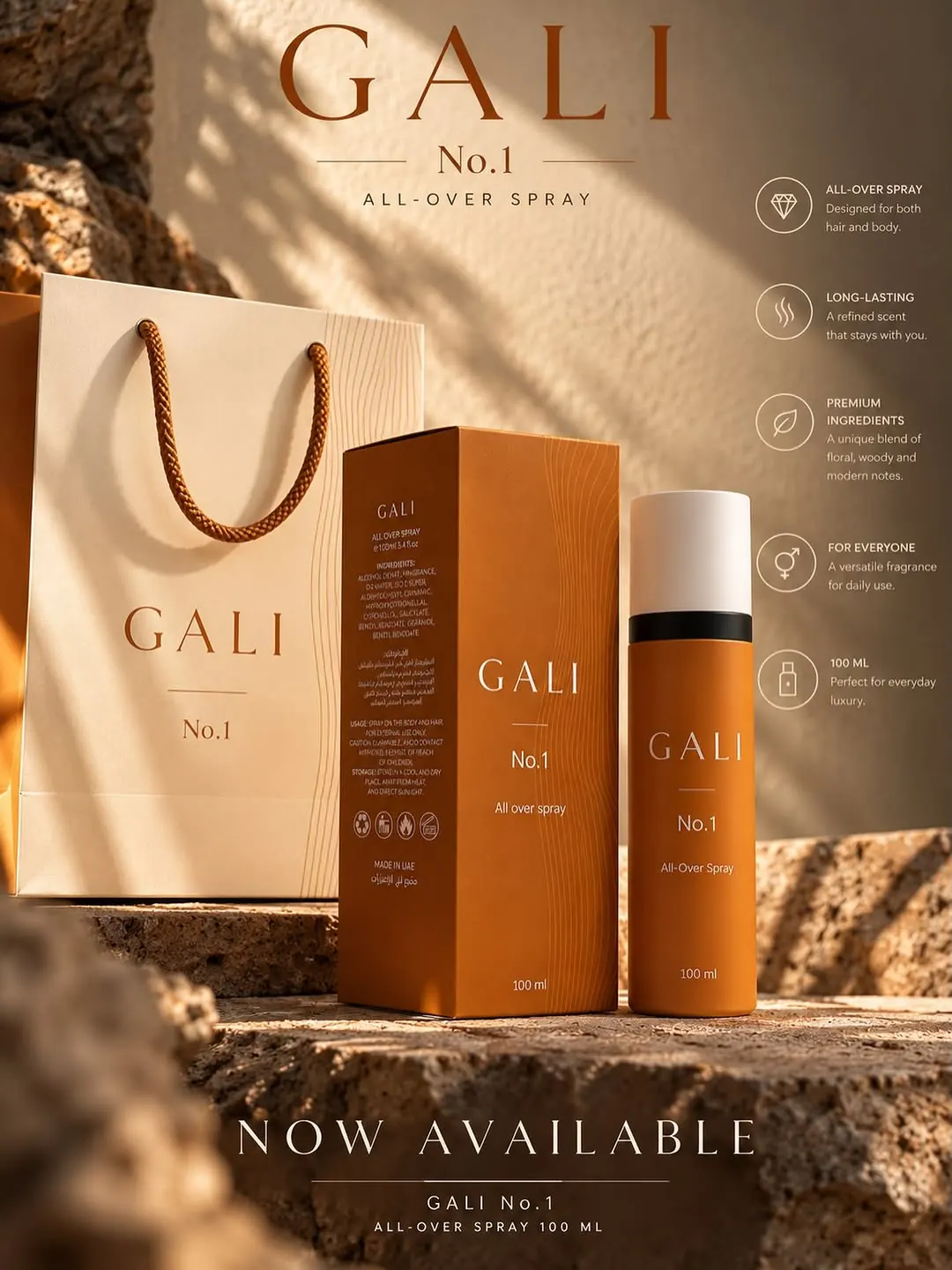 GALI No.1 with its box and bag
